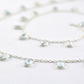 Graceful Rosary Chain - Topaz 925 Silver Gold 4.00mm