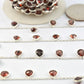 Garnet Rosary Chain - 925 Silver Gold,