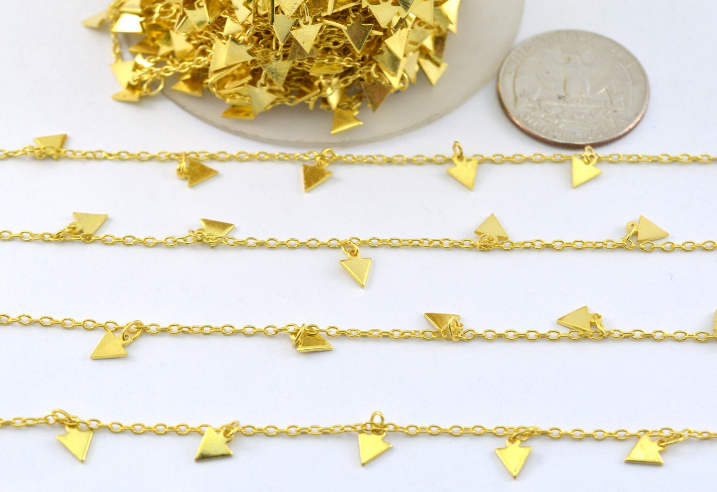 Elegant Stone Rosary Chain in 925 Silver - 5mm