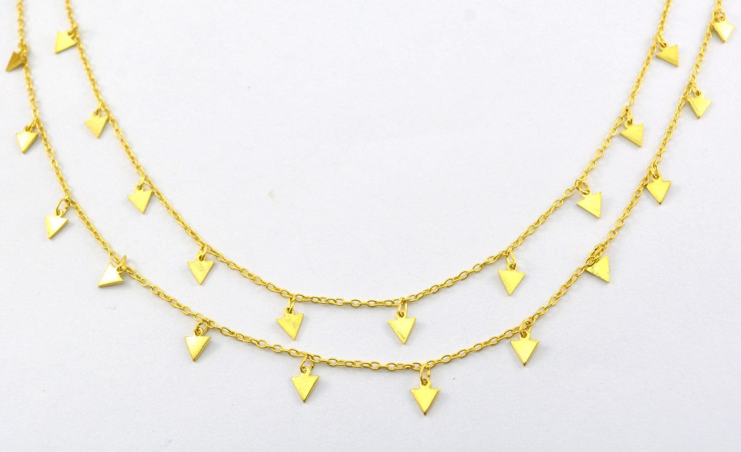 Elegant Stone Rosary Chain in 925 Silver - 5mm