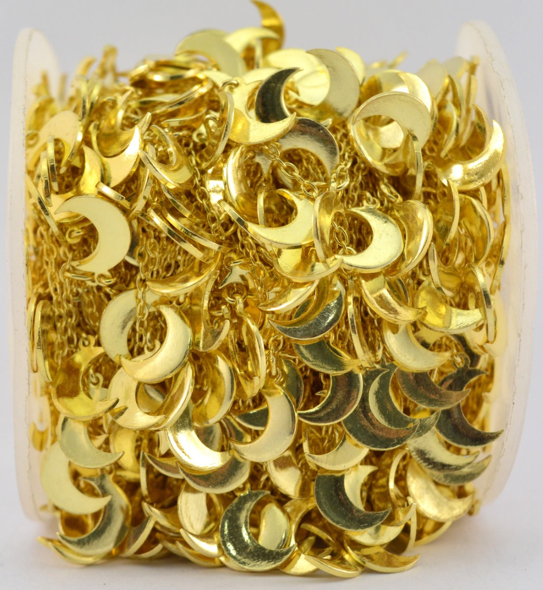 925 Silver Gold Rosary Chain with Stone - 3.50mm #3