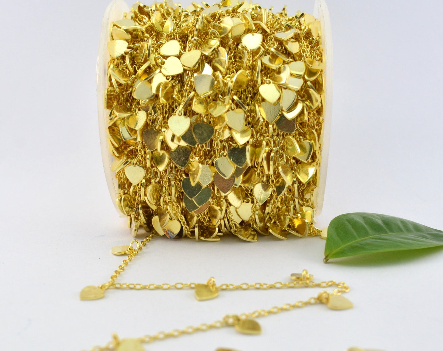 Vintage 925 Silver Gold Rosary Chain - Stone 5.00mm