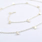 Graceful 925 Silver Gold Rosary Chain - Stone 4.00mm