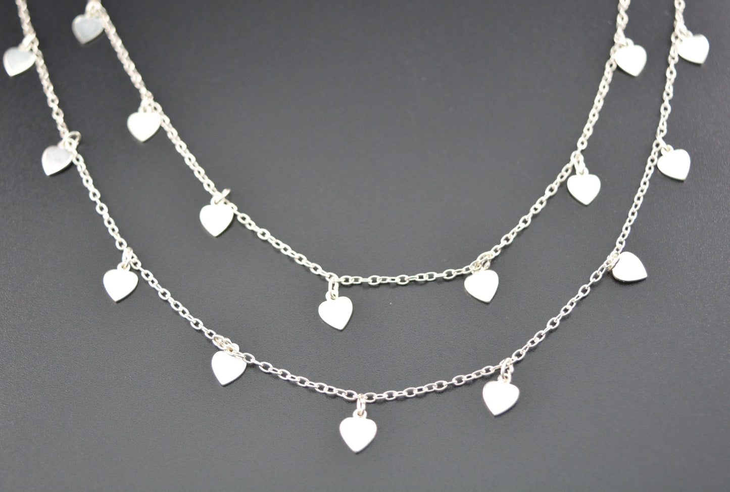 Stone Rosary Chain - 925 Silver Gold, 5.00mm