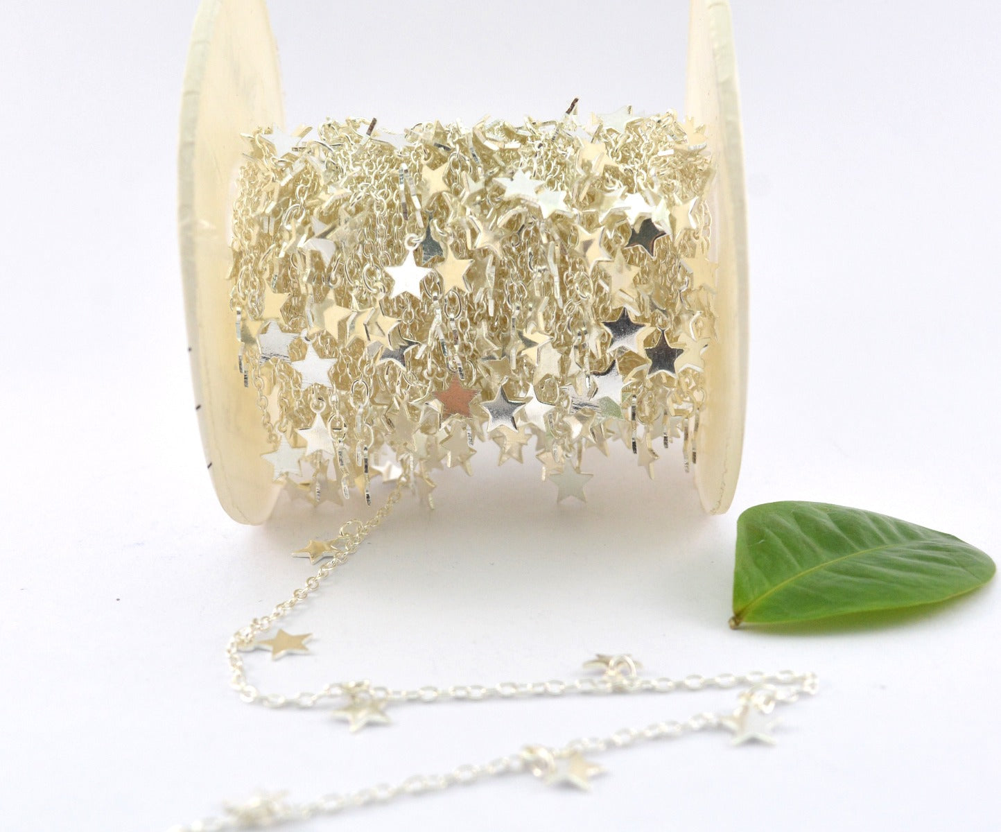 Radiant Rosary Chain - Stone 925 Silver Gold 6.20mm