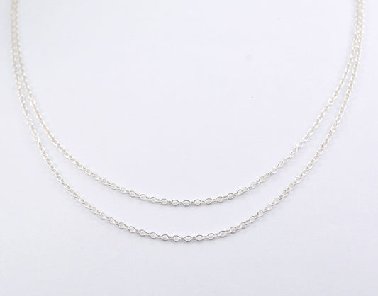 Classic Rosary Chain - Stone 925 Silver 2.20mm - view 3