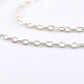 Elegant Rosary Chain - Stone 925 Silver 3.70mm