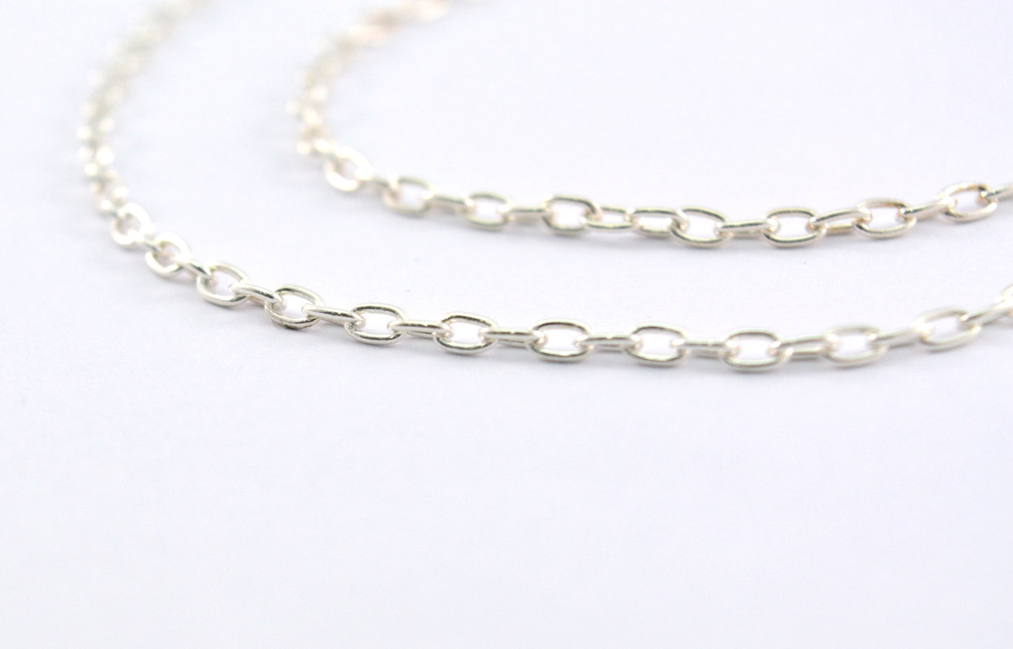 Elegant Rosary Chain - Stone 925 Silver 3.70mm