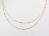 Elegant Rosary Chain - Stone 925 Silver 3.70mm