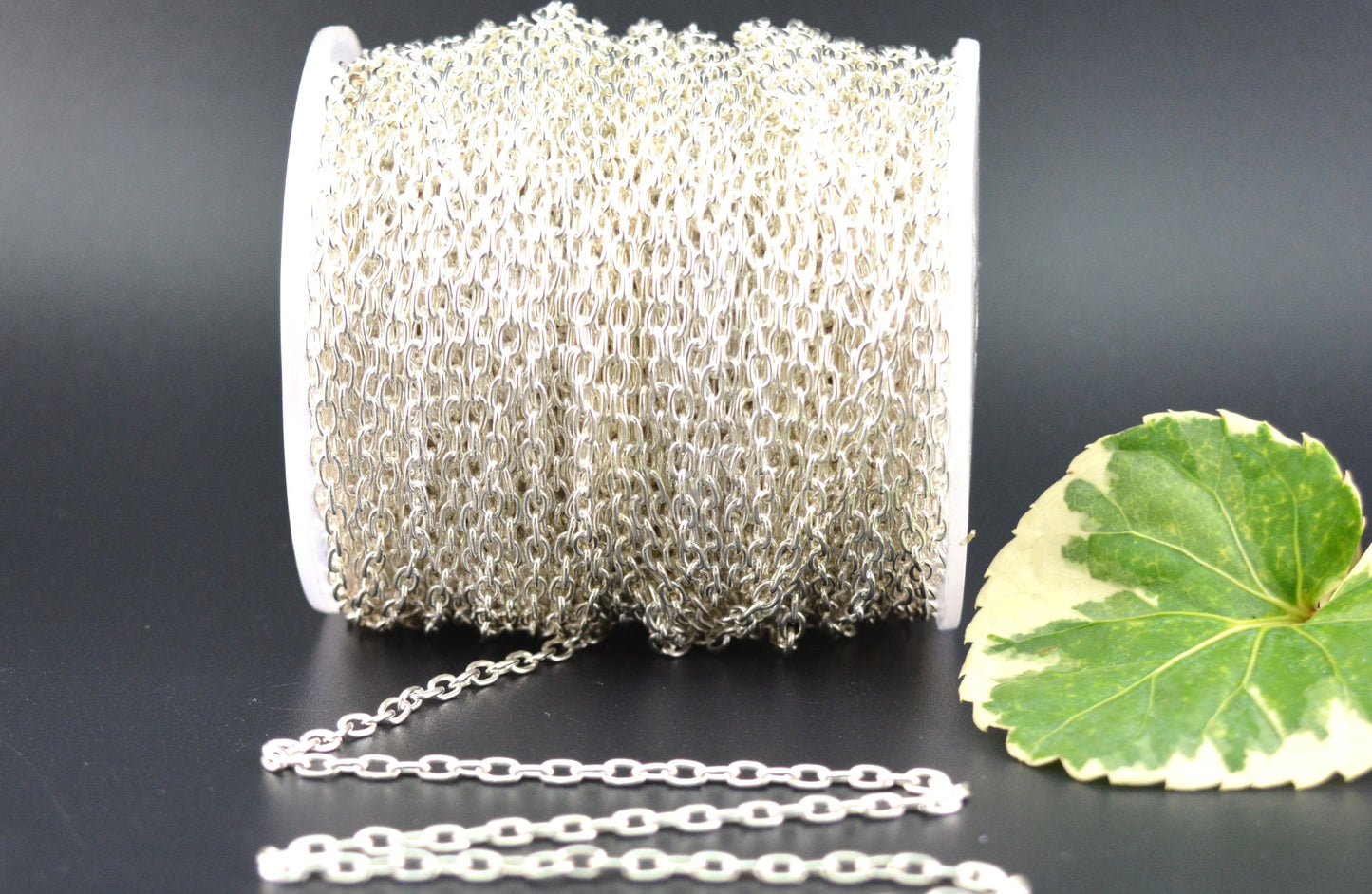 Elegant Rosary Chain - Stone 925 Silver 3.70mm