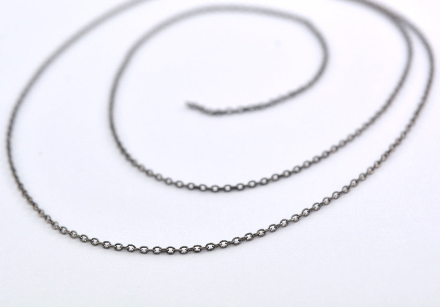 Gorgeous Rosary Chain - Stone 925 Silver 0.90mm