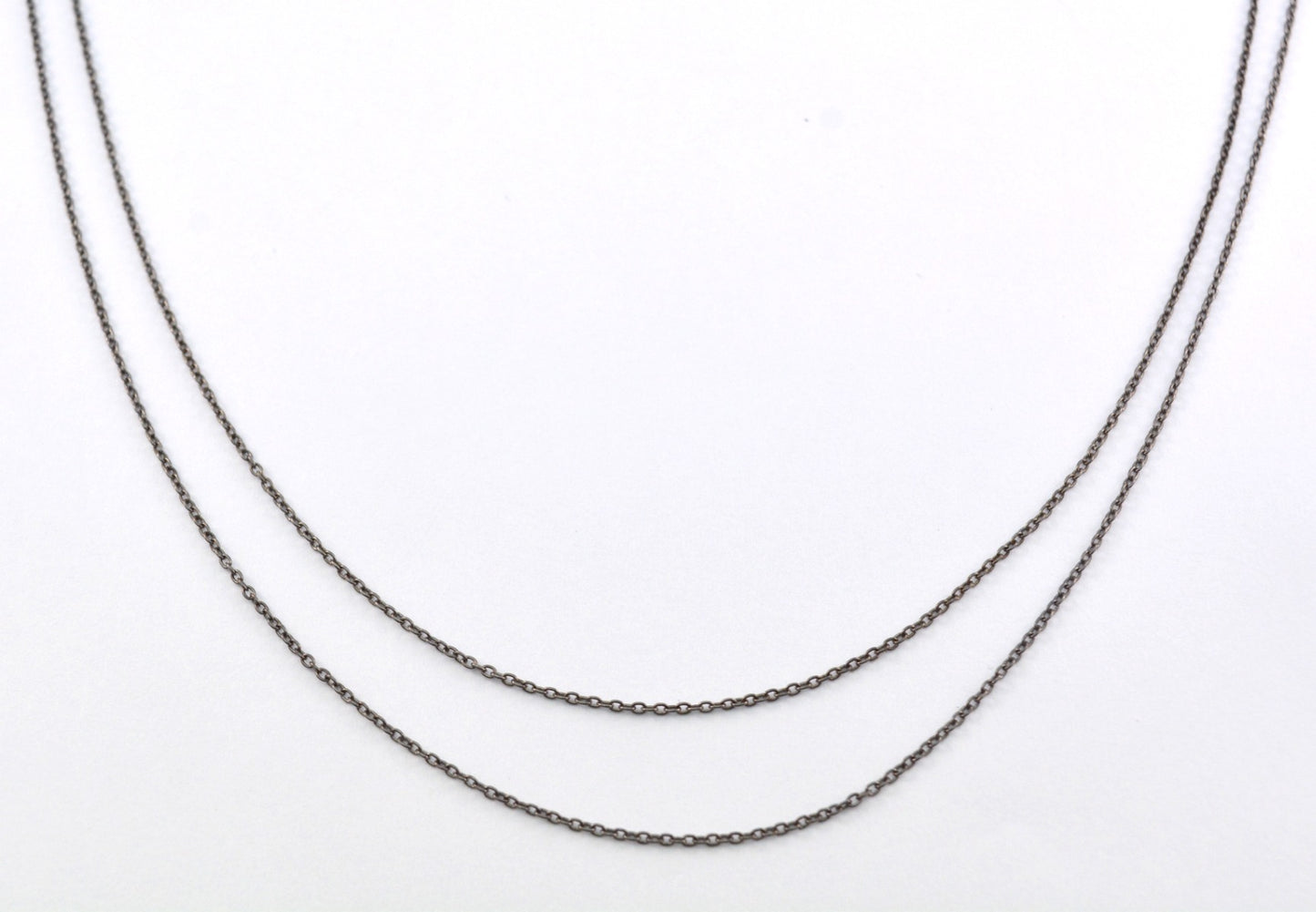 Gorgeous Rosary Chain - Stone 925 Silver 0.90mm