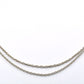 Trendy Stone Rosary Chain in 925 Silver - 2.20mm