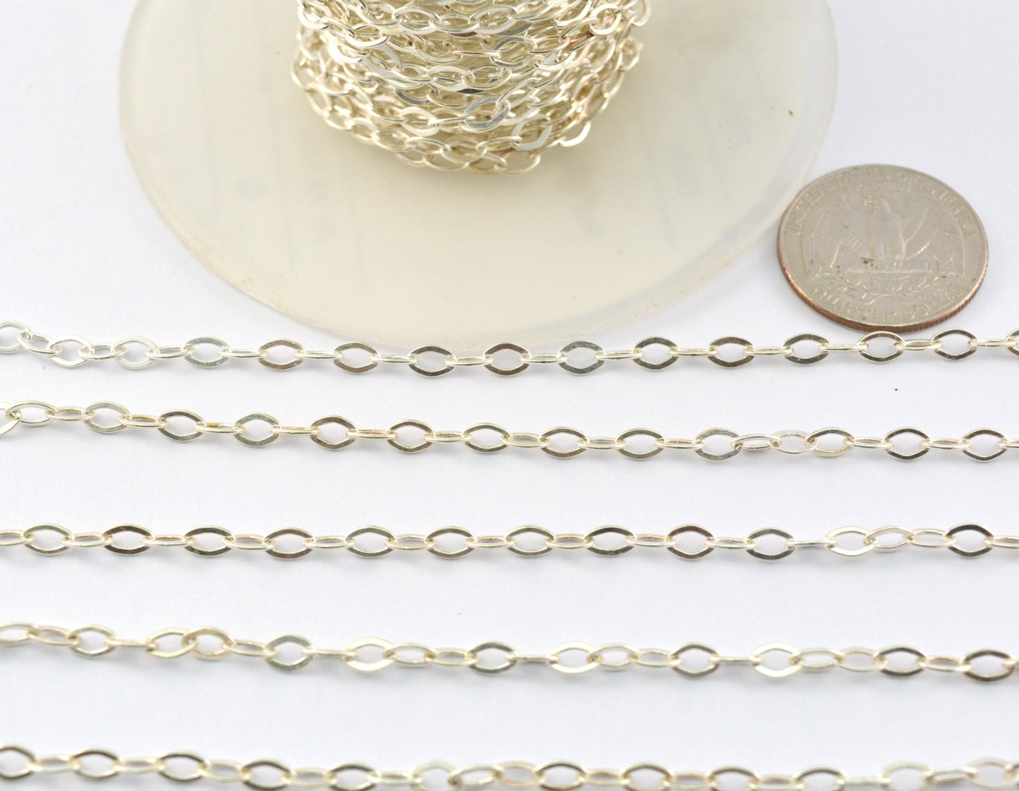 Stunning Rosary Chain - Stone 925 Silver 5.50mm