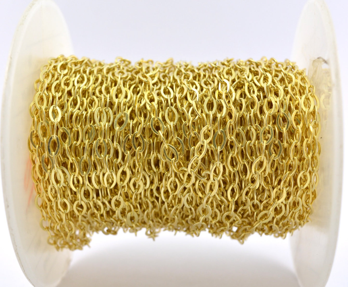 Gorgeous 925 Silver Gold Rosary Chain - Stone 5.50mm