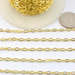 Gorgeous 925 Silver Gold Rosary Chain - Stone 5.50mm