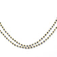 Elegant 14k  Solid Gold Rosary Chain With Natural Sapphire Stone - 2-2.50mm Size  - SGGRC-012A, Sold By 1 Inch.