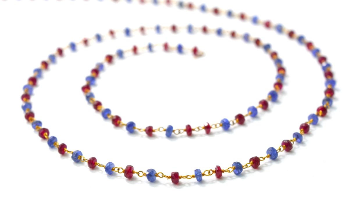 Impressive 14k  Solid yellow Gold  Rosary Chain in Roundel Shape , 3mm Size - SGGRC-013, Sold By 1 Inch.