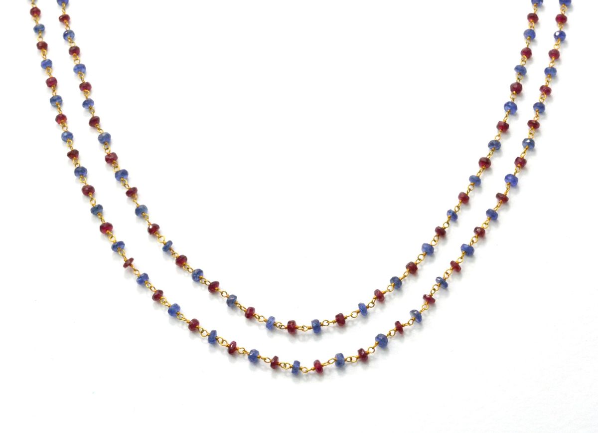 Impressive 14k  Solid yellow Gold  Rosary Chain in Roundel Shape , 3mm Size - SGGRC-013, Sold By 1 Inch.