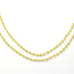 Lovely 18k Solid Gold Rosary Chain With AAA Quality in Roundel Shape , 2.50 mm Size  - SGGRC-015B, Sold By 1 Inch.