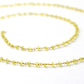 Lovely 18k Solid Gold Rosary Chain With AAA Quality in Roundel Shape , 2.50 mm Size  - SGGRC-015B, Sold By 1 Inch.