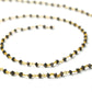 14k Solid Gold Rosary Chain With AA Quality in Roundel Shape  - SGGRC-018, Sold By 1 Inch.