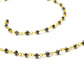 14k Solid Gold Rosary Chain With AAA Quality in 2mm Size - SGGRC-019, Sold By 1 Inch.