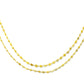 Gorgeous 14k  Solid Gold Rosary Chain With Plain Natural Diamond Beads - 1.50mm , SGGRC-021, Sold By 1 Inch.