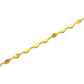 18K Solid Yellow Gold Splendid Plain Chain, Shiny Finish 8x4MM Flat Marquise Chain.Sold by 17 cm, SGGRC-030.
