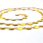 Amazing 18k Solid Gold plain Chain in 17cm mm Size With Brushed Finish - SGGRC-032, Sold by 17 cm.