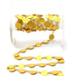 Gorgeous 18k Solid Gold plain Chain With Matt Finish in 7mm Size- SGGRC-033, Sold by 17 cm.