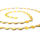 Gorgeous 18k Solid Gold plain Chain With Matt Finish in 7mm Size- SGGRC-033, Sold by 17 cm.