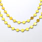 Gorgeous 18k Solid Gold plain Chain With Matt Finish in 7mm Size- SGGRC-033, Sold by 17 cm.
