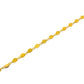 Beguilling  18k Solid Gold plain Chain in Matt finish - 6X4mm ,  SGGRC-037, Sold by 17 cm.
