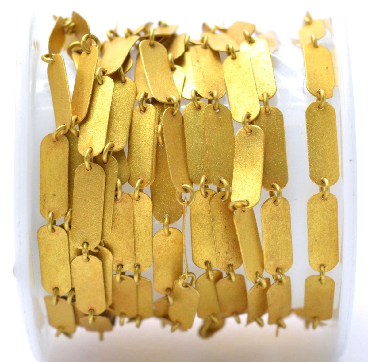 Lovely  18k Solid Gold plain Chain With 12X4mm ,SGGRC-039, Sold by 17 cm.