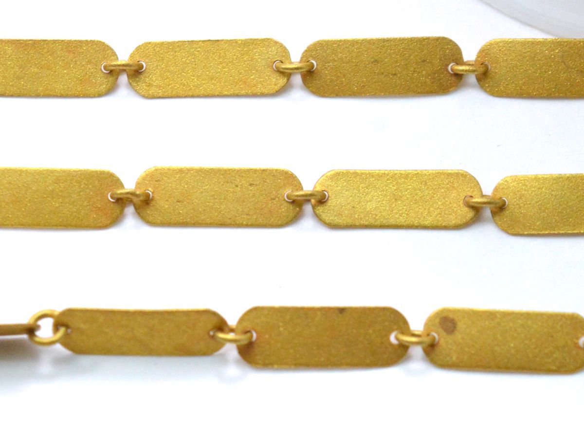 Lovely  18k Solid Gold plain Chain With 12X4mm ,SGGRC-039, Sold by 17 cm.
