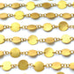 Amazingly  18k Solid Gold plain Chain in Coin Shape With 6mm ,SGGRC-042, Sold by 17 cm.