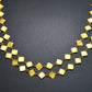 Ravishing  18k Solid Gold plain Chain in Matt Finish - 6mm ,SGGRC-045, Sold by 17 cm.