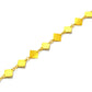 Ravishing  18k Solid Gold plain Chain in Matt Finish - 6mm ,SGGRC-045, Sold by 17 cm.