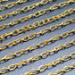 Stunning  18k Solid Gold plain Chain in 5X3mm in Oval Shape  - SGGRC-046, Sold by 17 cm.