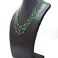 Lovely   18k Solid Gold Necklace With Emerald Stone - 4mm ,SGGRC-048