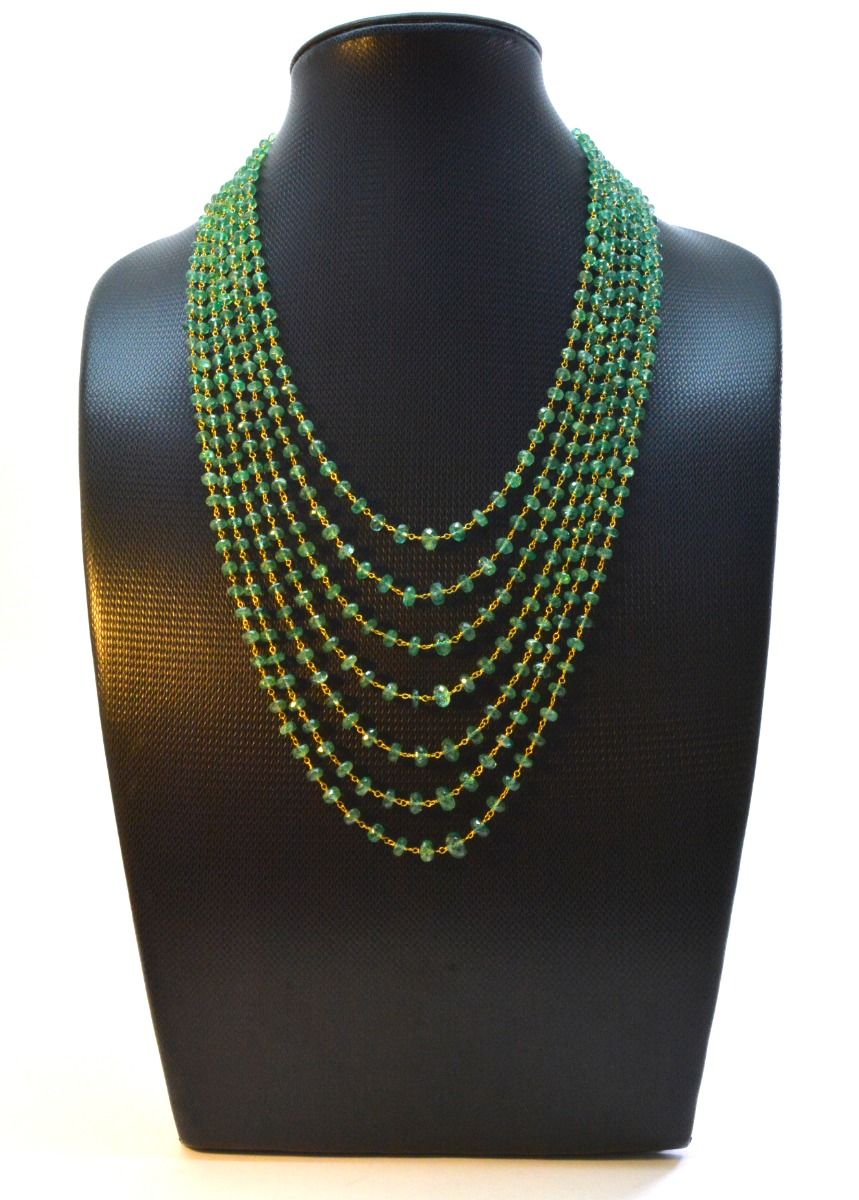 Beautiful  18k Solid Gold Necklace With AAA Quality in 7mm Size ,SGGRC-049