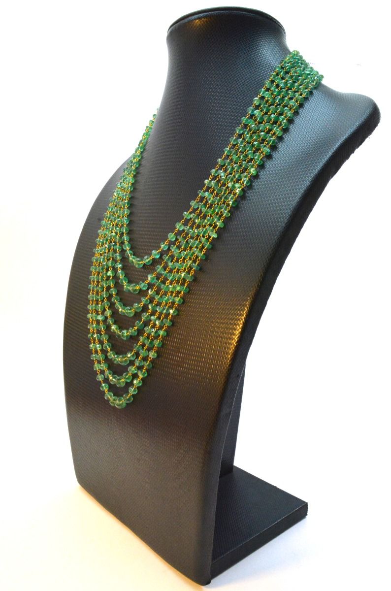 Beautiful  18k Solid Gold Necklace With AAA Quality in 7mm Size ,SGGRC-049