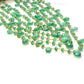 Beautiful   18k Solid Gold Necklace With Natural Emerald Stone - 4mm Size, SGGRC-050
