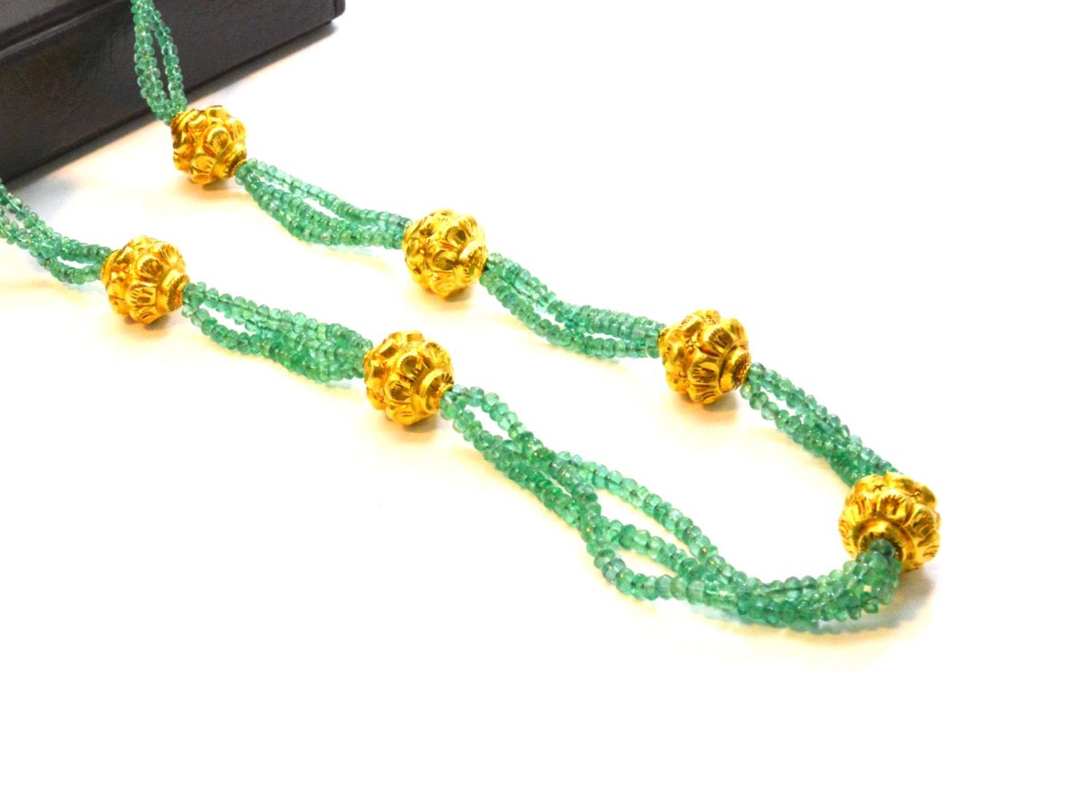 18k Solid Gold Necklace With AAA Quality in 3mm Size -  SGGRC-053