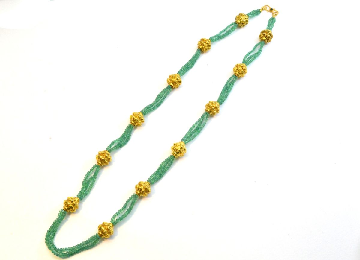 18k Solid Gold Necklace With AAA Quality in 3mm Size -  SGGRC-053