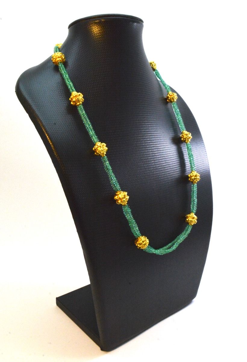 18k Solid Gold Necklace With AAA Quality in 3mm Size -  SGGRC-053