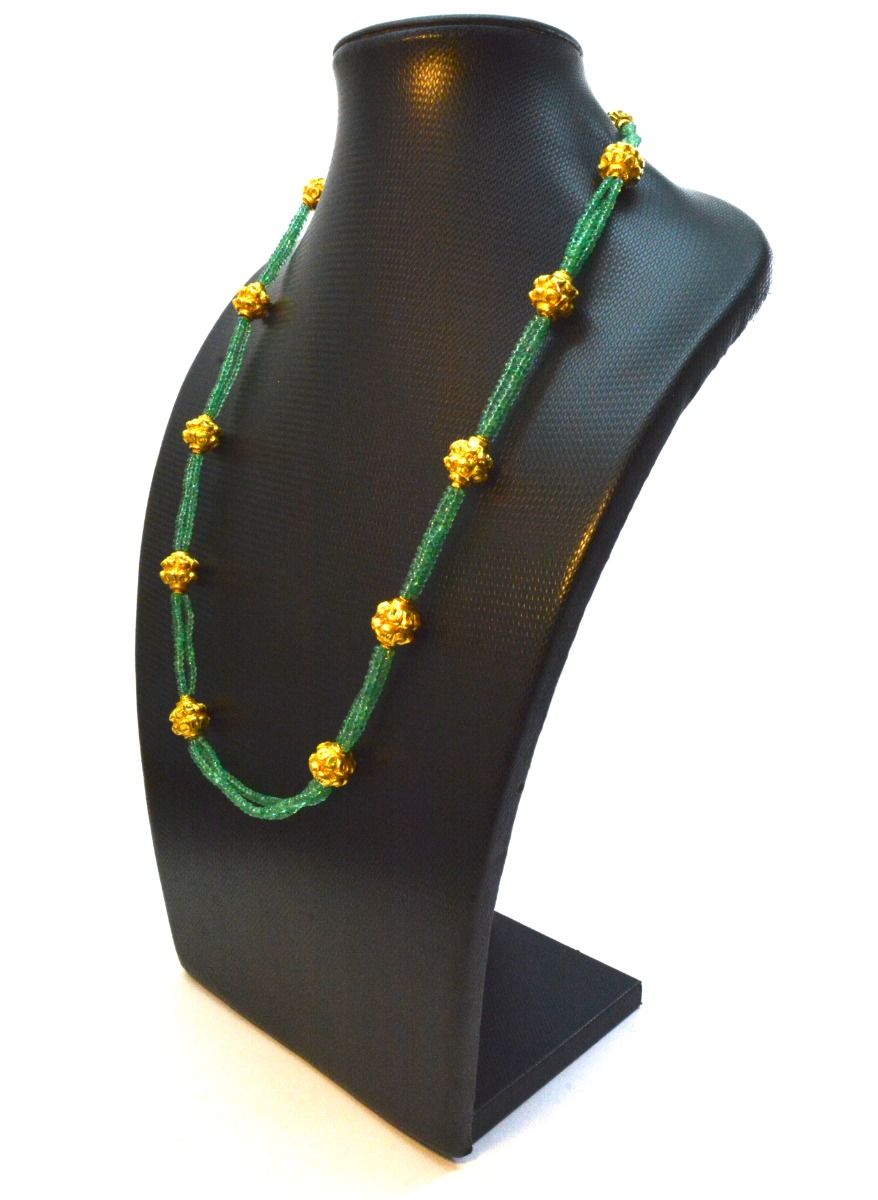 18k Solid Gold Necklace With AAA Quality in 3mm Size -  SGGRC-053