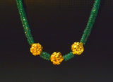 Graceful 18k Solid Gold Necklace in Roundel Shape , 13X12mm Size - SGGRC-054