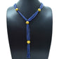 Beautiful  18k Solid Gold Necklace With Natural Tanzanite Stone - 12X14mm Size - SGGRC-054